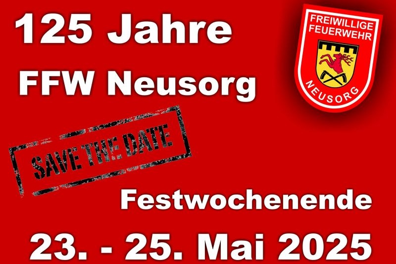 125jähriges Gründungsfest der FFW Neusorg