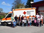 Feuerfüchse Neusorg auf Erkundungstour in der BRK Lehrrettungswache Kemnath